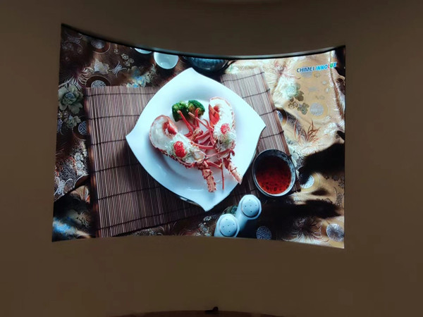 安乡室内P2.5弧形LED屏